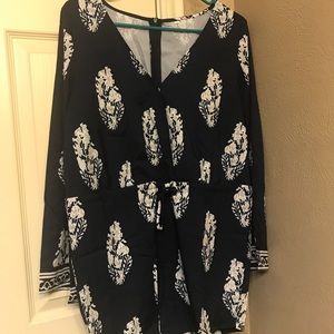 XL Long sleeve romper shorts